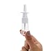Bright Creations Clear Empty Nasal Spray Bottle - Travel-Ready Bulk Nasal Spray Bottles & Saline Rinse - Durable Leak-Resistant Empty Atomizer Containers - Pack of 24, 0.35 Fl Oz, Clear