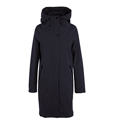 Fuchs Schmitt Regenmantel mit abnehmbarer Kapuze, Farbe:marine, Größe:44