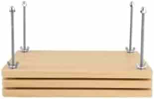 Pressa Per Rilegatura Libri In Legno - 38x28 Cm, Portatile, Per Fai Da Te, Scuola E Ufficio - Foto 8