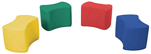 FDP SoftScape 10 inch Butterfly Stool Modular Seating Set for Toddlers and Kids