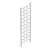 Dura-Trel Elmwood 22 by 75 Inch Indoor Outdoor Garden Trellis Plant Support for Vines and Climbing Plants, Flowers, and Vegetables, with Ground Anchors White