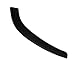 HMMXPX Car Rear Wheel Arch Trim Eyebrow Upper Rubber Cover Left/Right Fit for Jeep Cherokee 2011 2014 2015 2016-2021(Left Driver Side)