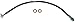 Dorman H622638 Front Driver Side Brake Hydraulic Hose Compatible with Select Nissan Models