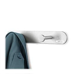 Best Deal Safco Nail Head Wall Coat Rack, Two Hooks, Metal, Satin Aluminum (4200), pack of 12