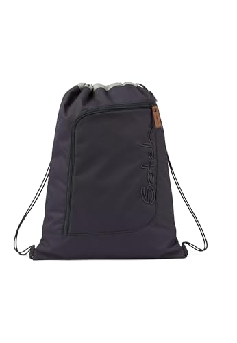 Satch Sportbeutel Turnbeutel für Mädchen und Jungen mit Reißverschlussfach, 12 Liter, Rucksack fixierbar