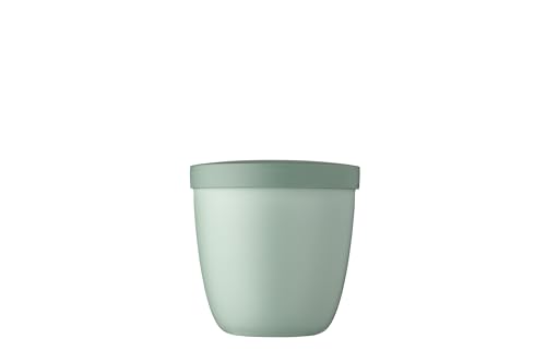 Mepal - Snackbox Ellipse - Lebensmittelbehälter zum Aufbewahren und Transportieren von Snacks - geeignet für Gefrierschrank, Mikrowelle & Spülmaschine - 500 ml - Nordic Sage
