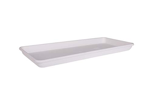 VENEZIA RECHTECKIGE UNTERTASSE WEISS, XL 60 cm, Weiß – Ansicht 1
