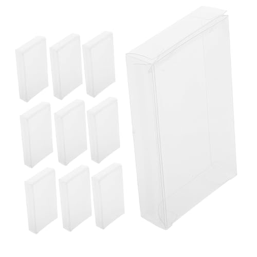 YOSADIER 10個 透明カード収納ボックス 小物整理用 包装用クリアケース キャンディーやアクセサリー収納に パーティーや結婚式のプレゼント
