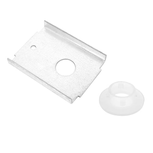 Kit de reparación para puertas bifold 4 piezas con tornillos para puertas de 1-3/8 pulgadas de grosor, apto para pivotes de 7/16 o 3/8 pulgadas miniatura 2
