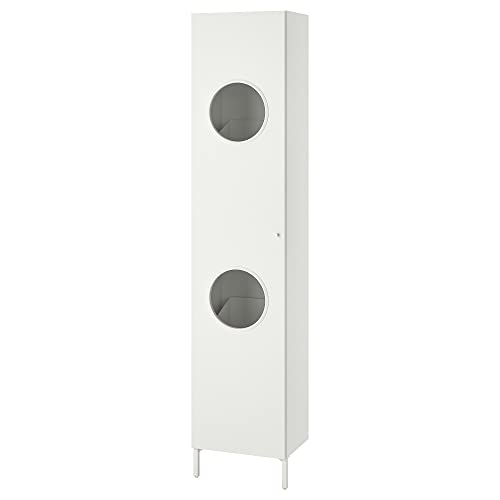 ProTuning NYSJÖN Laundry Cabinet in White - 40x190 cm for Stylish Storage