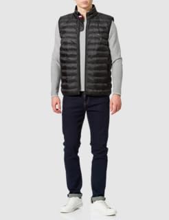 Foto von Tommy Hilfiger Herren Weste Steppweste, Schwarz (Black), M