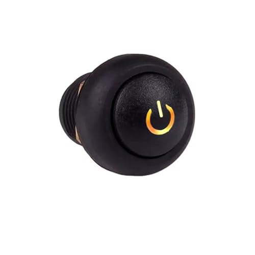 Composant verrouillage 12 mm jaune 2.4V : lot interrupteur normalement ouvert Latching