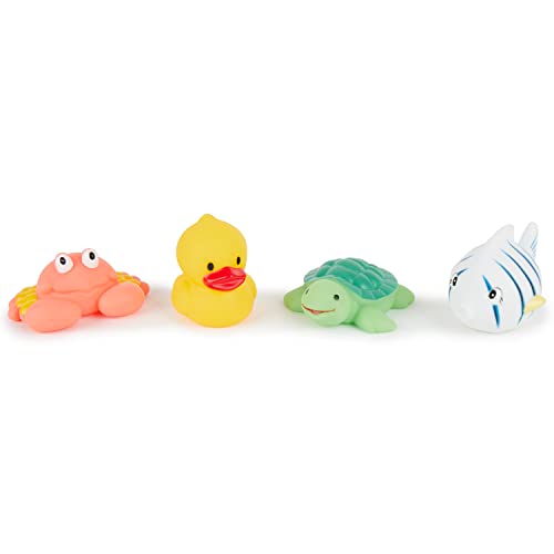 Bieco Badespielzeug Baby | 4er Set Wasserspielzeug Badewanne |...