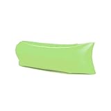 Surwin Wasserdichtes Aufblasbares Sofa,Tragbares Luft Sofa Aufblasbare, Air Lounger, Luftsofa Luftsack Für Outdoor, Strand, Reisen, Party, Camping Gadgets (200x70cm,grün)