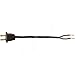 Volex Power Cords 17109 1 B1, Cord, Power; 1-15P Plug to Stripped End; 9 Ft, 18 AWG 2 Cond, Brown Jacket