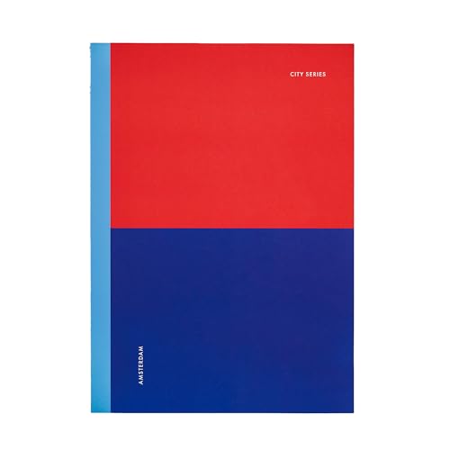 Image of City Series A4 Unruled Notebook | Softcover, 160 Pages, 68 GSM | Plain Register Notebook for Office, School & College Use | Amsterdam