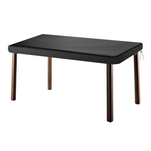 OFFCUP Tischplatte Abdeckung Wasserdicht Gartentisch Abdeckung Schutzhülle Winterfest Gartenmöbel Abdeckung 210D Oxford Gewebe UV Beständiges Tischplattenhülle mit Kordelzügen Gartentisch Schutzhülle