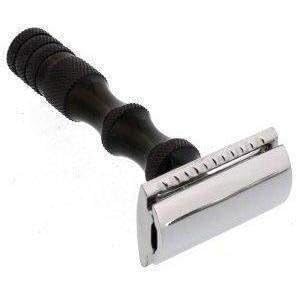 West Coast Shaving Black Titanium Collection Razor, 84BT (Closed Comb)