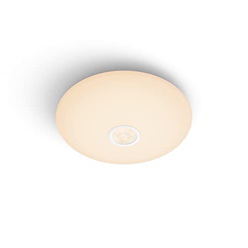 Philips LED Mauve Deckenleuchte mit integrierter Bewegungsmelder, 16W, Weiß