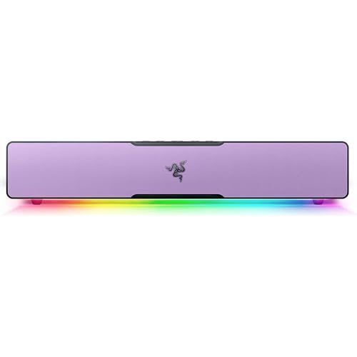 Razer Leviathan V2 X: PC Soundbar - Compact Design - Chroma RGB - USB Type C Power and Audio Delivery - Bluetooth 5.0 - for PC, Laptop, Smartphones, Tablets & Nintendo Switch - Kuromi Edition