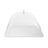 TOVINANNA Cubierta Transparente para Conservar Alimentos, Contenedor Cuadrado 38x27 Cm, Funda para Platos Domésticos, Tapa Protectora para Comida, Adecuado Reutilizable Estilo Aleatorio