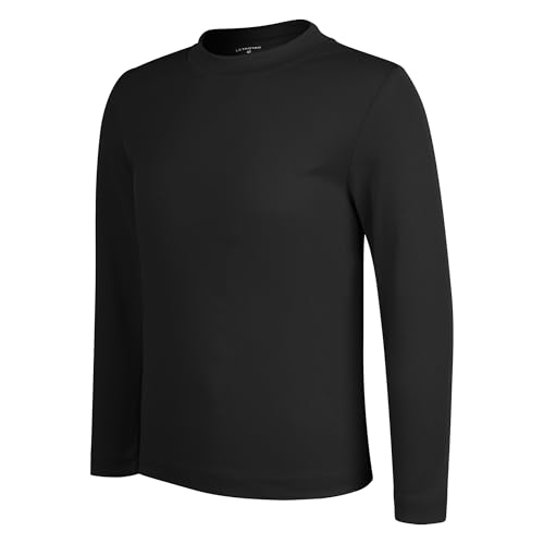 Image of LETAOTAO UPF 50+ Boys Neon Rash Guard Long Sleeve Swim Shirt | 4T to Youth,Boys & Girls Sun Shirt, Sun Protection Shirt,Quick Dry, Moisture-Wicking Fabric, Fishing Shirt
