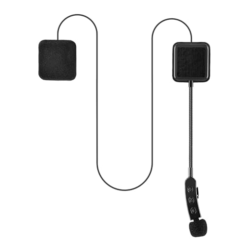 Image of EDYELL Motorcycle Bluetooth Headsets, Universal Wireless Motorcycle Helmet On Ear Headset V5.3, HD Calling and HiFi Music, IP67 Waterproof Helmet Bluetooth Headset (TW2S-02)