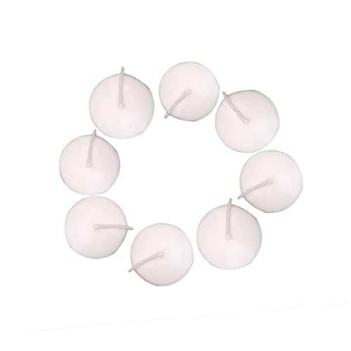 Cabilock 10pcs Unscented White Floating Candles Decorative Disc Candles for Weddings Parties Christmas Events Burn for Creating Romantic Atmospheres