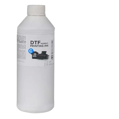 Encre DTF Cyan 1000ML pour imprimantes L1800 1390 et têtes I3200 DX5 DX7