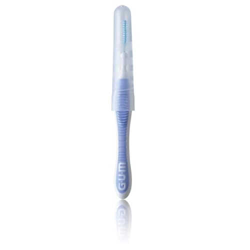 Brossettes interdentaires 0.6 mm GUM TRAV-LER ISO 0 bleu lot 50 nettoyage espace interdentaire