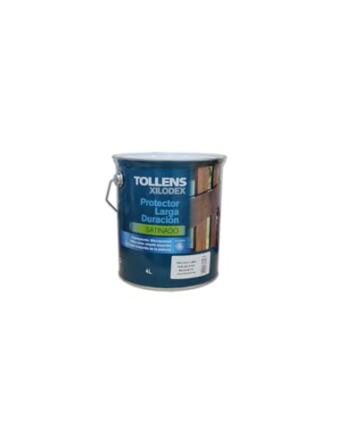 Tollens Protector Larga Duración Satinado Al Agua 4 Lt (Roble Americano 508)