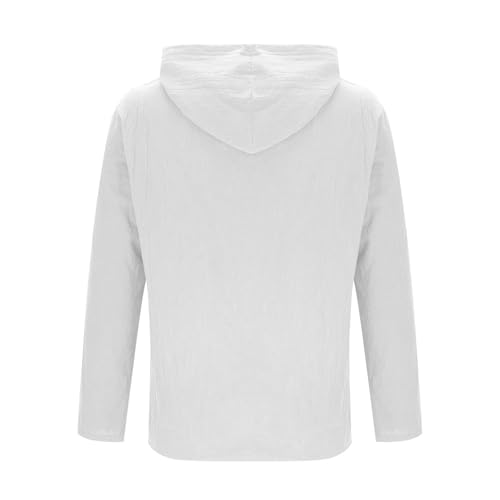 Mens Hooded Fleece Hoodies Drawstring Workout Pullover Long Sleeve Casual Fashion Fall and Winter Hoodie4