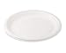 Produktbild 1-PACK Bio Grillteller Fleischteller rund aus Zuckerrohr Bagasse Ø 26 cm, 100 Stück