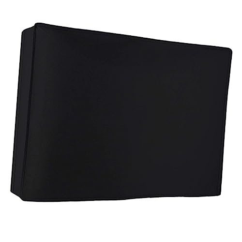 POPETPOP de Pantalla de Monitor Oxford Protector Antipolvo para Juegos Funda Lavable para Pantallas Planas y Curvas Accesorio Duradero para Televisores y Color Negro