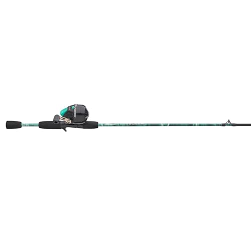 Combo de caña y carrete Shakespeare Reverb Spincast con hilo para pesca de agua dulce 6