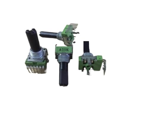Potentiomètre RK12 A20K double axe de 23 mm à 6 broches pour amplificateur audio