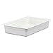 Cambro White Camwear Full Size Food Pan, 4" H