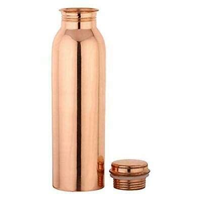 ANTIQUE HANDICRAFT HUB Pure Copper Water Bottle 32 oz Leak Proof Design Vessel Ayurveda Health Benefit Pitcher for Sport, Fitness, Yoga