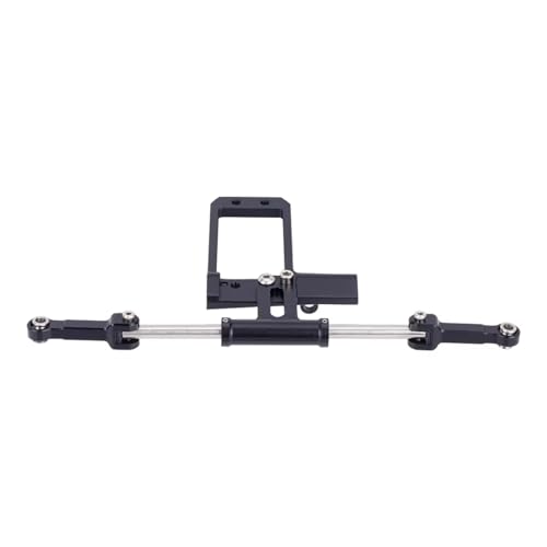 RC Upgrade Accessories for Vanquish Phoenix VS4-10 F10 1/10 RC Car Crawler Full Hydraulic Steering Cylinder Kit with BTA Servo Mount Portal Axle DIY Parts(Black)