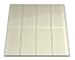 Cream Glass Subway Tile 3" x 6" Sample
