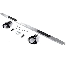 Dinan D180-0461 Rear Shock Tower Brace Brushed Aluminum with Carbon Fiber Inlays