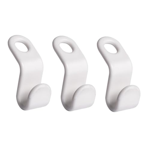 HOOTNEE 30pcs Household Supplies Coat Hangers Clothes Connection Hook Hanger Hook Clothes Hanger Connector White