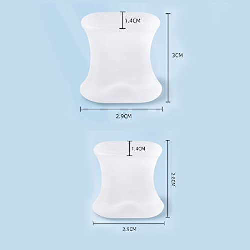 FBTOPNUM Separatore Dita Piedi Mignolo Silicone,8