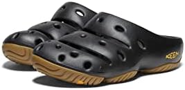 KEEN Men's Yogui Comfortable Slip On Lightweight Clogs, Black/Black, 9 | Image 1