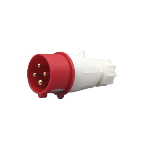 Conector industrial de aviación 4 pines enchufe impermeable 16A 2