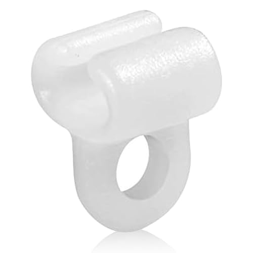 DLPRK 40 peças gancho deslizante para calhas de cortinas, ganchos de cortinas, ganchos para cortinas