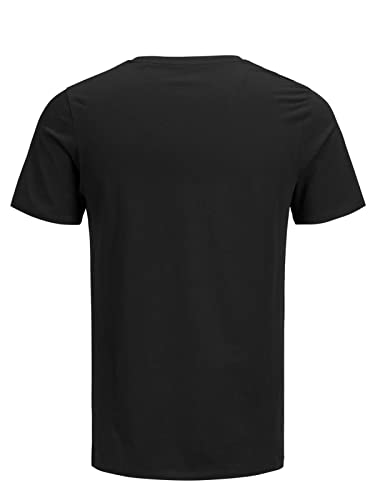 JACK & JONES Herren JJECORP Logo Tee SS Crew Neck, Black, S – Ansicht 4