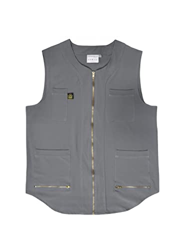 Image of King Midas Empire Barber Vest, Men's Hair Water And Water Repellent Vest For Barbers