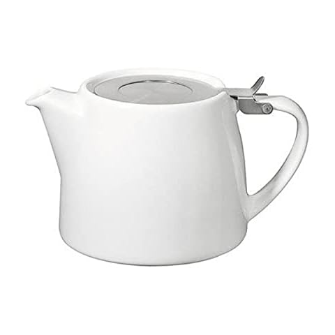 Forlife DD899WH Stump Teapot, 18oz, White Cover
