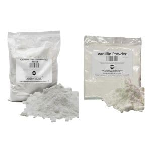 Vanillin Powder 4 OZ + NATUREJAM ETHYL VANILLIN POWDER 1 POUND